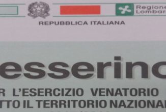 Tesserino venatorio, consegna a domicilio