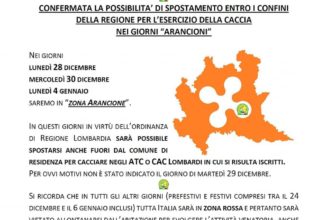 ORDINANZA 670 DEL 23 DICEMBRE 2020 – MOBILITA’ VENATORIA