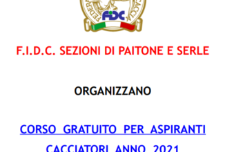 CORSO ONLINE GRATUITO PER ASPIRANTI CACCIATORI