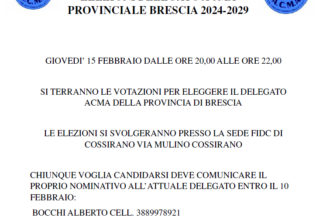 ELEZIONI DELEGATO ACMA PER LA PROVINCIA DI BRESCIA