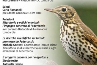 Incontro “Parliamo di Caccia, parliamo di Migratoria”: UCIM FIDC incontra i cacciatori a Paitone