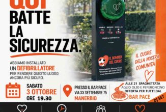 Manerbio cardioprotetta: Federcaccia e “Il Bomber del Cuore” installano due nuovi defibrillatori